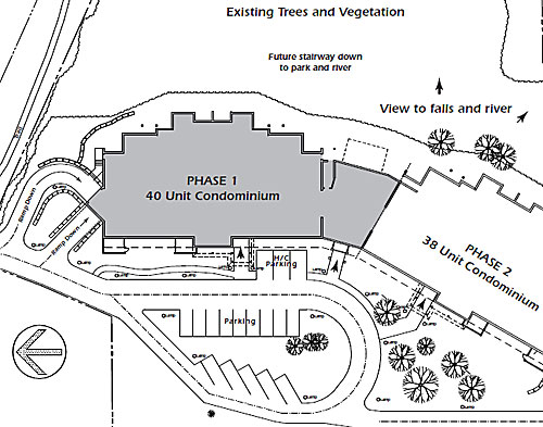 Siteplan for legends at The Falls Phase I