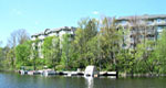 Muskoka River view of Algonquin Landing Condominiums, Ph.1 & 2 - Huntsville, Ontario